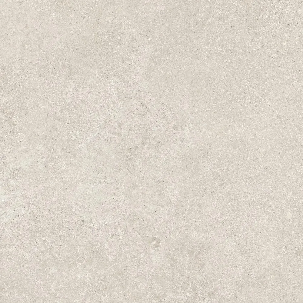 Outdoor floor coverings - White, anti-slip, 60x60 cm, troweled stone effect porcelain stoneware - ENCD1664 (Ceramishop.fr) - CERAMISHOP