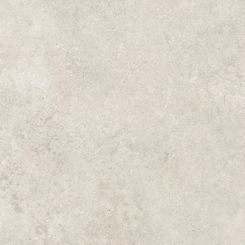 Outdoor floor coverings - White, anti-slip, 60x60 cm, troweled stone effect porcelain stoneware - ENCD1664 (Ceramishop.fr) - CERAMISHOP