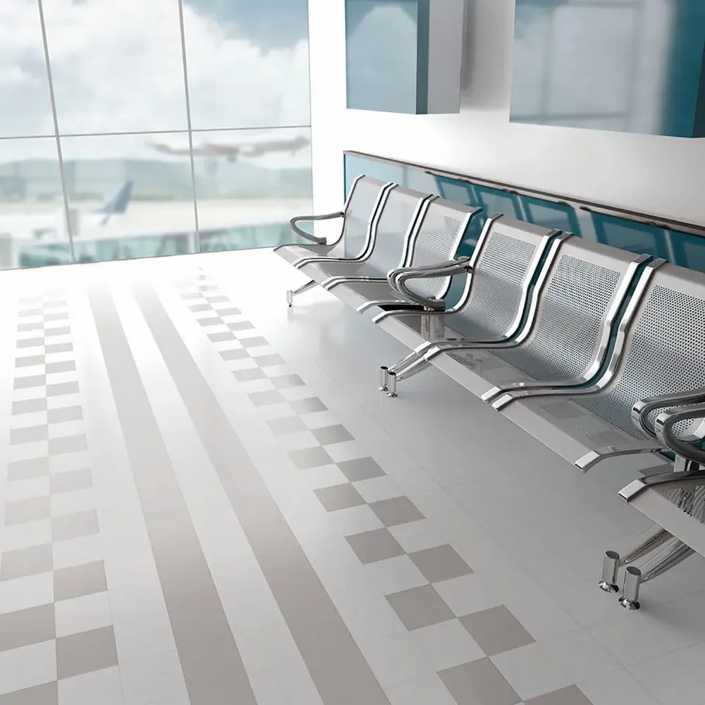 Indoor floor coverings - Grey Porcelain Stoneware Tile 20x20 - EUGO1484 (Ceramishop.fr) - CERAMISHOP