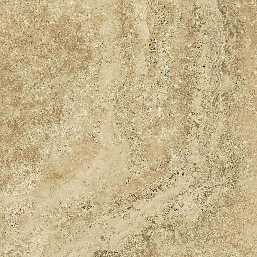 Indoor floor coverings - Marble Effect Travertine Soft Beige Matt Porcelain Stoneware 60X60 - ENSA144 (Ceramishop.fr) - CERAMISHOP