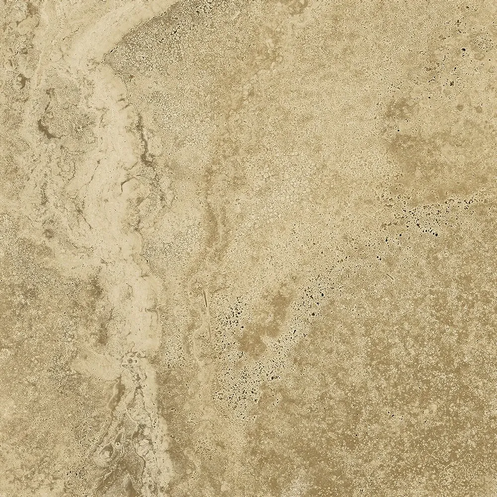 Indoor floor coverings - Marble Effect Travertine Soft Beige Matt Porcelain Stoneware 60X60 - ENSA144 (Ceramishop.fr) - CERAMISHOP