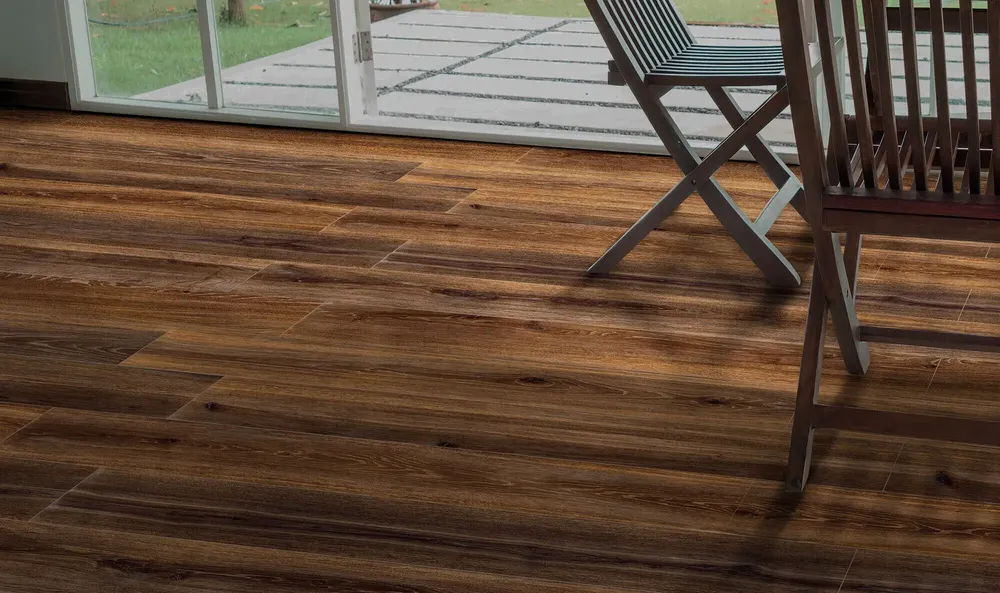 Revêtements sols intérieurs - Grès Cérame Effet Bois Marron 20X120 - EWKC1452 (Ceramishop.fr) - CERAMISHOP