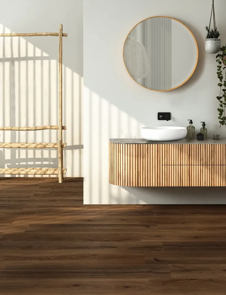 Revêtements sols intérieurs - Grès Cérame Effet Bois Marron 20X120 - EWKC1452 (Ceramishop.fr) - CERAMISHOP