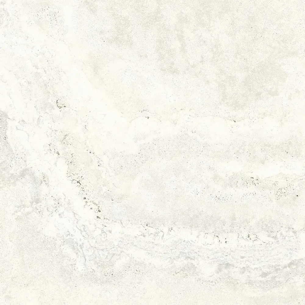 Outdoor floor coverings - Soft White Travertine Marble Effect Porcelain Stoneware, Anti-slip, 60x60 - ENSN146 (Ceramishop.fr) - CERAMISHOP