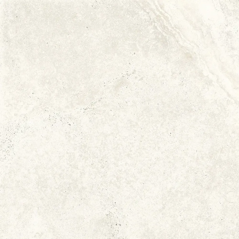 Outdoor floor coverings - Soft White Travertine Marble Effect Porcelain Stoneware, Anti-slip, 60x60 - ENSN146 (Ceramishop.fr) - CERAMISHOP