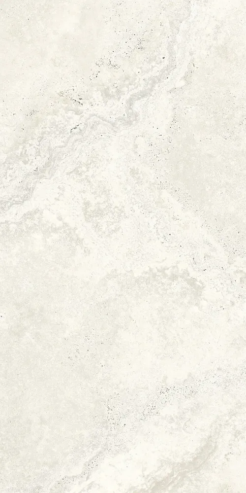 Revêtements sols intérieurs - Grès Cérame Effet Marbre Travertin Soft Blanc Mat 60X120 - ENSN138 (Ceramishop.fr) - CERAMISHOP
