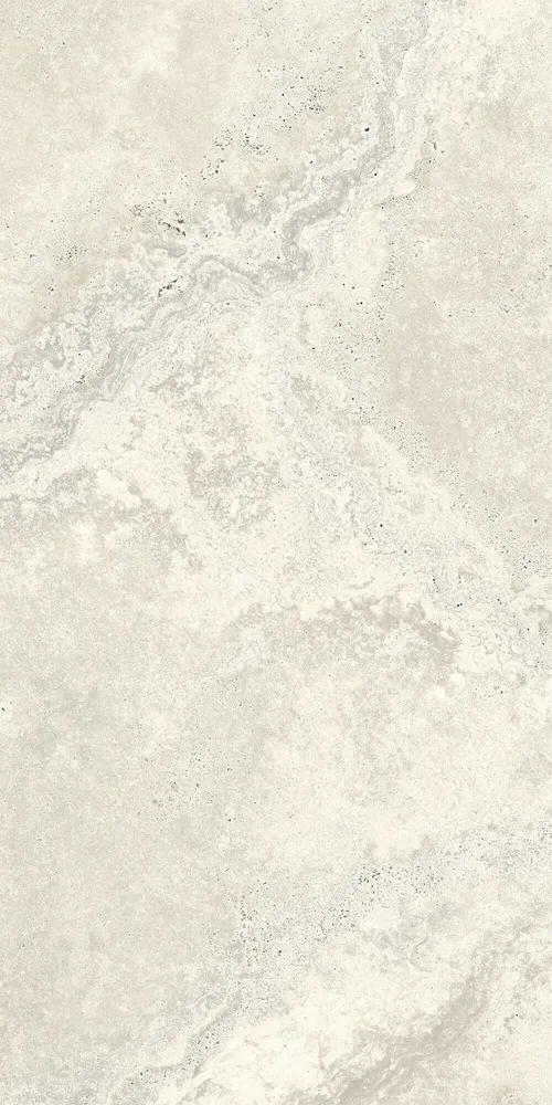 Revêtements sols intérieurs - Grès Cérame Effet Marbre Travertin Soft Blanc Mat 60X120 - ENSN138 (Ceramishop.fr) - CERAMISHOP