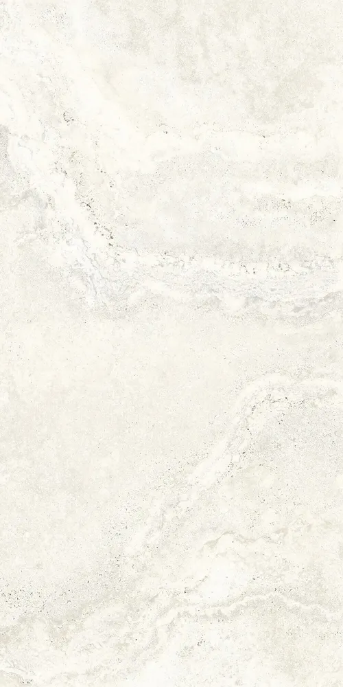 Revêtements sols intérieurs - Grès Cérame Effet Marbre Travertin Soft Blanc Mat 60X120 - ENSN138 (Ceramishop.fr) - CERAMISHOP
