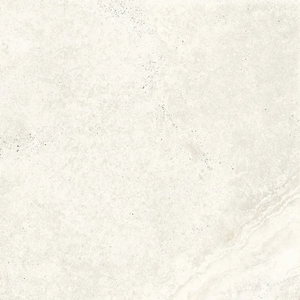 Revêtements sols intérieurs - Grès Cérame Effet Marbre Travertin Soft Blanc Mat 60X60 - ENSN142 (Ceramishop.fr) - CERAMISHOP