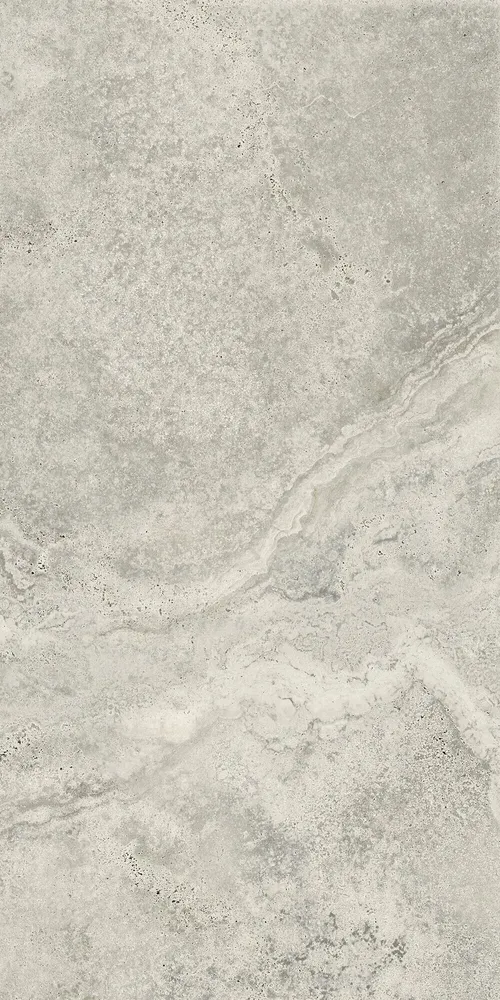 Indoor floor coverings - Marble Effect Travertine Soft Matte Grey Porcelain Stoneware 60X120 - ENSO141 (Ceramishop.fr) - CERAMISHOP
