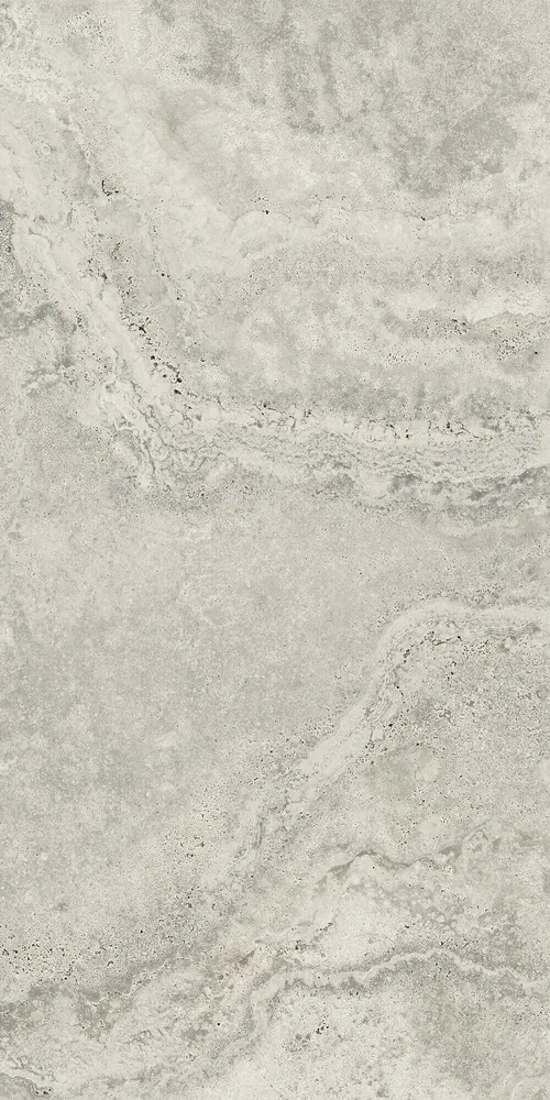 Indoor floor coverings - Marble Effect Travertine Soft Matte Grey Porcelain Stoneware 60X120 - ENSO141 (Ceramishop.fr) - CERAMISHOP