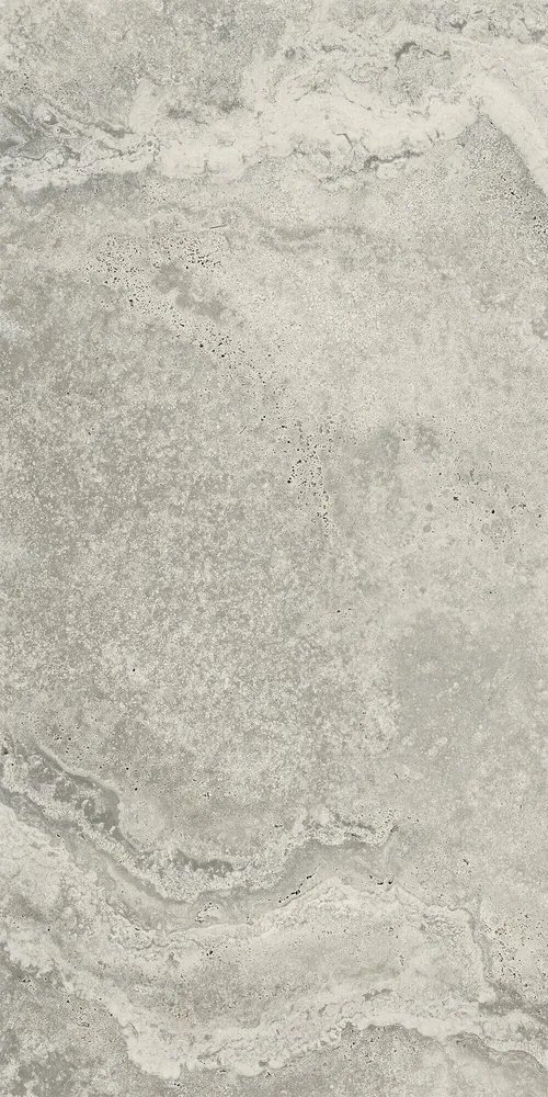Indoor floor coverings - Marble Effect Travertine Soft Matte Grey Porcelain Stoneware 60X120 - ENSO141 (Ceramishop.fr) - CERAMISHOP
