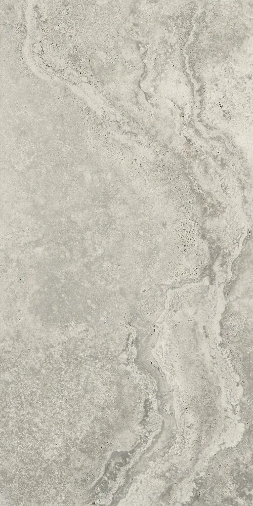 Indoor floor coverings - Marble Effect Travertine Soft Matte Grey Porcelain Stoneware 60X120 - ENSO141 (Ceramishop.fr) - CERAMISHOP