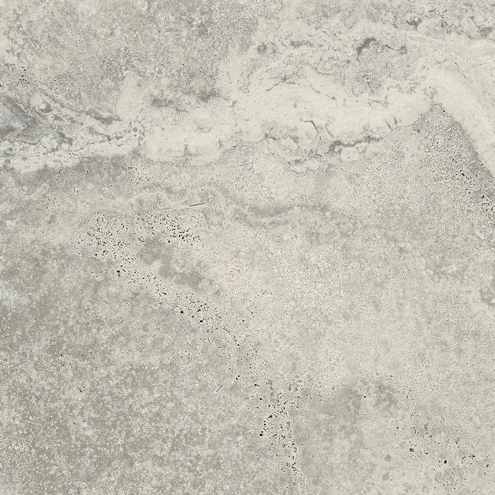 Revêtements sols extérieurs - Grès Cérame Effet Marbre Travertin Soft Gris Antidérapant 60X60 - ENSO149 (Ceramishop.fr) - CERAMISHOP