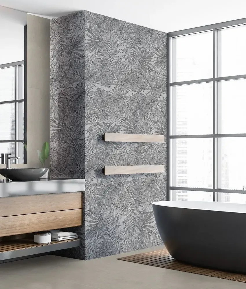 Indoor floor coverings - Decorated Porcelain Stoneware Tile 08 60X120 - EWTP1495 (Ceramishop.fr) - CERAMISHOP