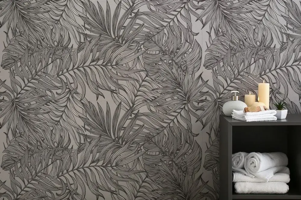 Indoor floor coverings - Decorated Porcelain Stoneware Tile 08 60X120 - EWTP1495 (Ceramishop.fr) - CERAMISHOP