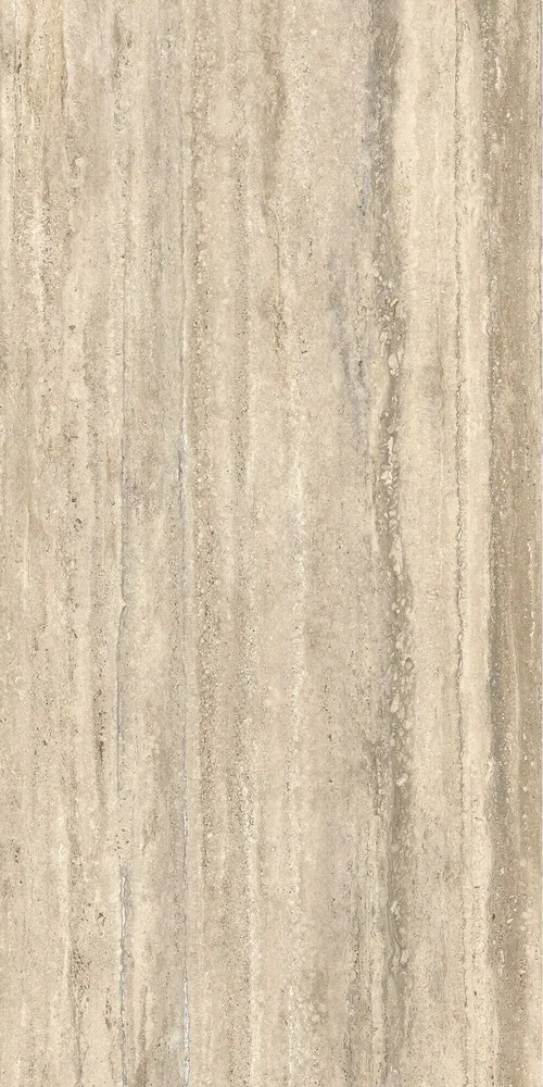 Outdoor floor coverings - Porcelain Stoneware Marble Effect Travertine Veined Beige Non-slip 60X120 - ENVA156 (Ceramishop.fr) - CERAMISHOP
