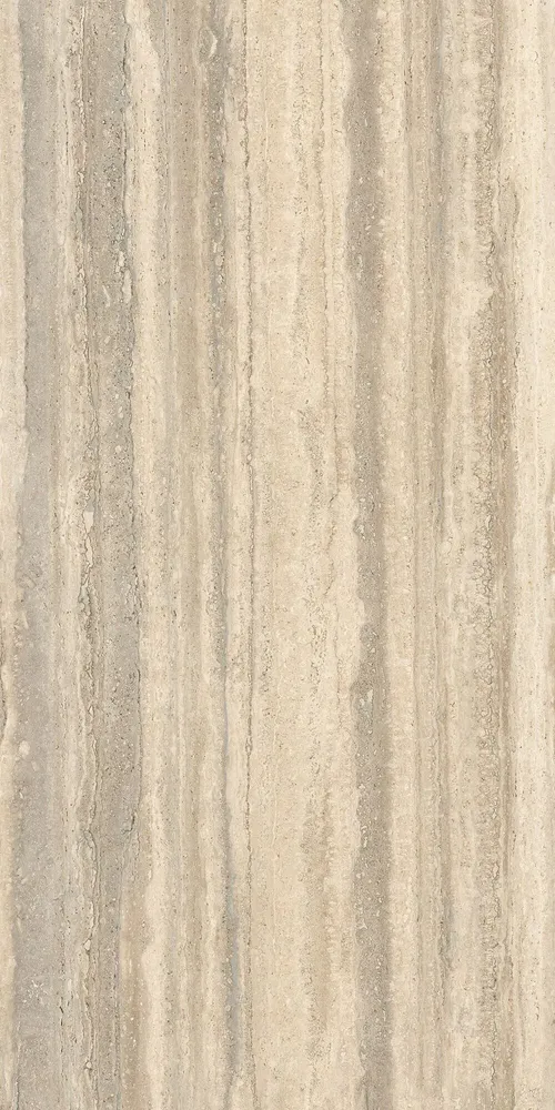 Indoor floor coverings - Matte Beige Veined Travertine Marble Effect Porcelain Stoneware 60X120 - ENVA152 (Ceramishop.fr) - CERAMISHOP