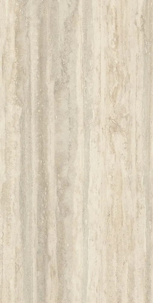 Revêtements sols intérieurs - Grès Cérame Effet Marbre Travertin Veiné Ivoire Mat 60X120 - ENVC151 (Ceramishop.fr) - CERAMISHOP