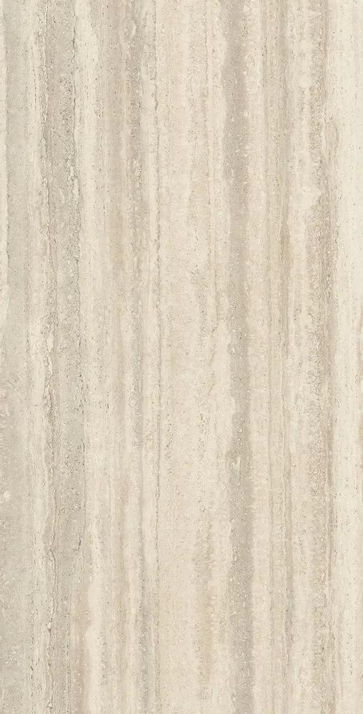 Outdoor floor coverings - Porcelain Stoneware Marble Effect Travertine Veined Ivory Anti-slip 60X120 - ENVC155 (Ceramishop.fr) - CERAMISHOP