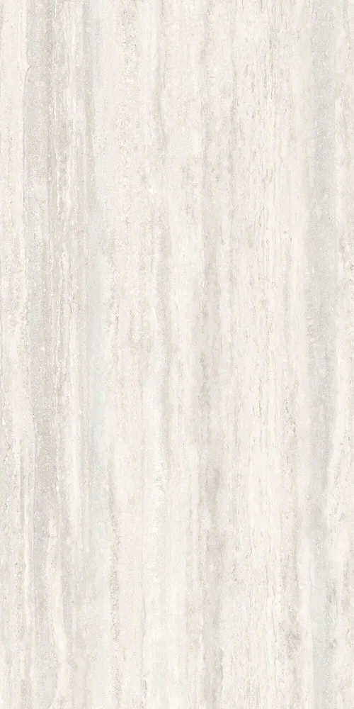 Indoor floor coverings - Porcelain Stoneware Marble Effect Travertine Veined White Matte 60X120 - ENVN150 (Ceramishop.fr) - CERAMISHOP