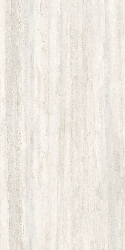 Indoor floor coverings - Porcelain Stoneware Marble Effect Travertine Veined White Matte 60X120 - ENVN150 (Ceramishop.fr) - CERAMISHOP