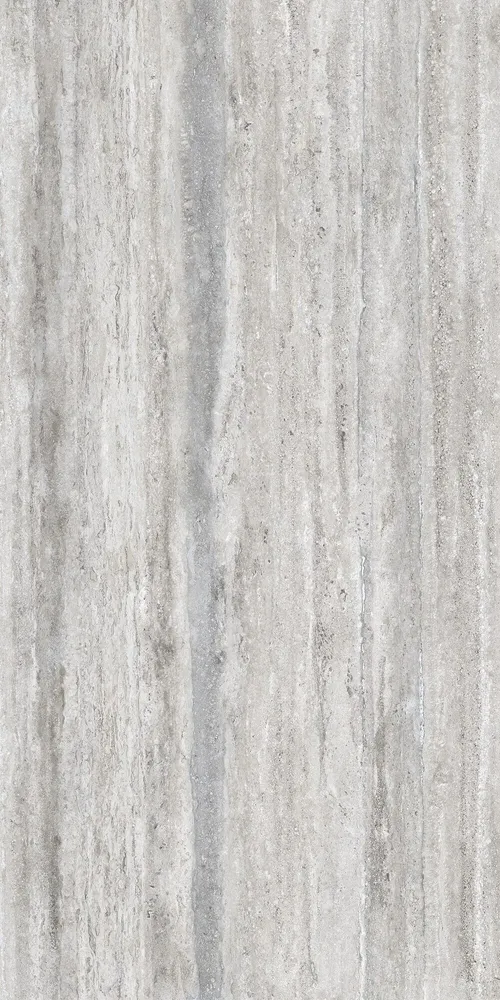 Indoor floor coverings - Matte Grey Travertine Marble Effect Porcelain Stoneware 60X120 - ENVO153 (Ceramishop.fr) - CERAMISHOP