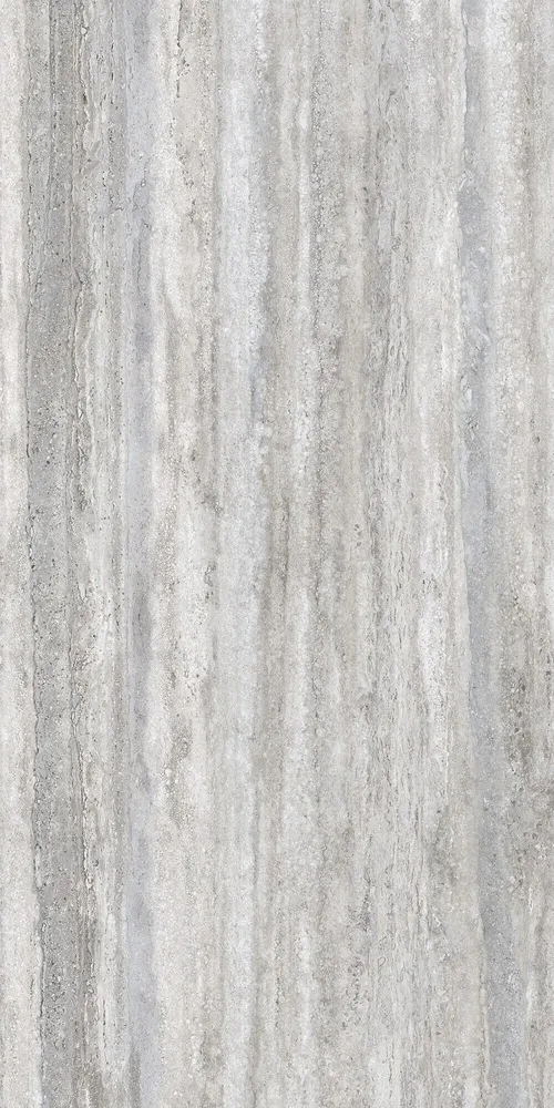 Indoor floor coverings - Matte Grey Travertine Marble Effect Porcelain Stoneware 60X120 - ENVO153 (Ceramishop.fr) - CERAMISHOP