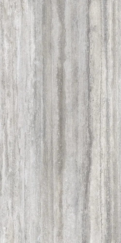 Indoor floor coverings - Matte Grey Travertine Marble Effect Porcelain Stoneware 60X120 - ENVO153 (Ceramishop.fr) - CERAMISHOP