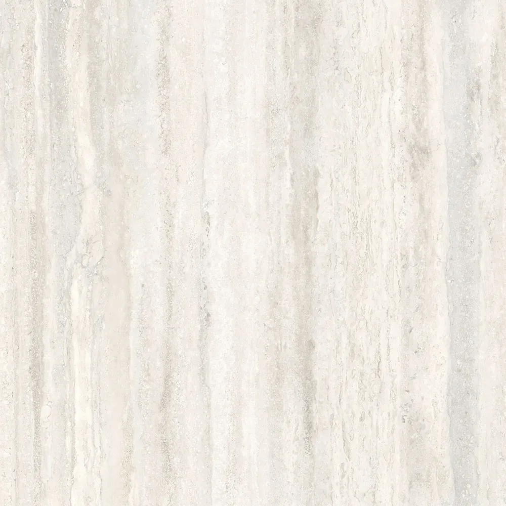 Indoor floor coverings - Porcelain Stoneware Marble Effect Travertine Veined White Matte 60X60 - ENVN894 (Ceramishop.fr) - CERAMISHOP