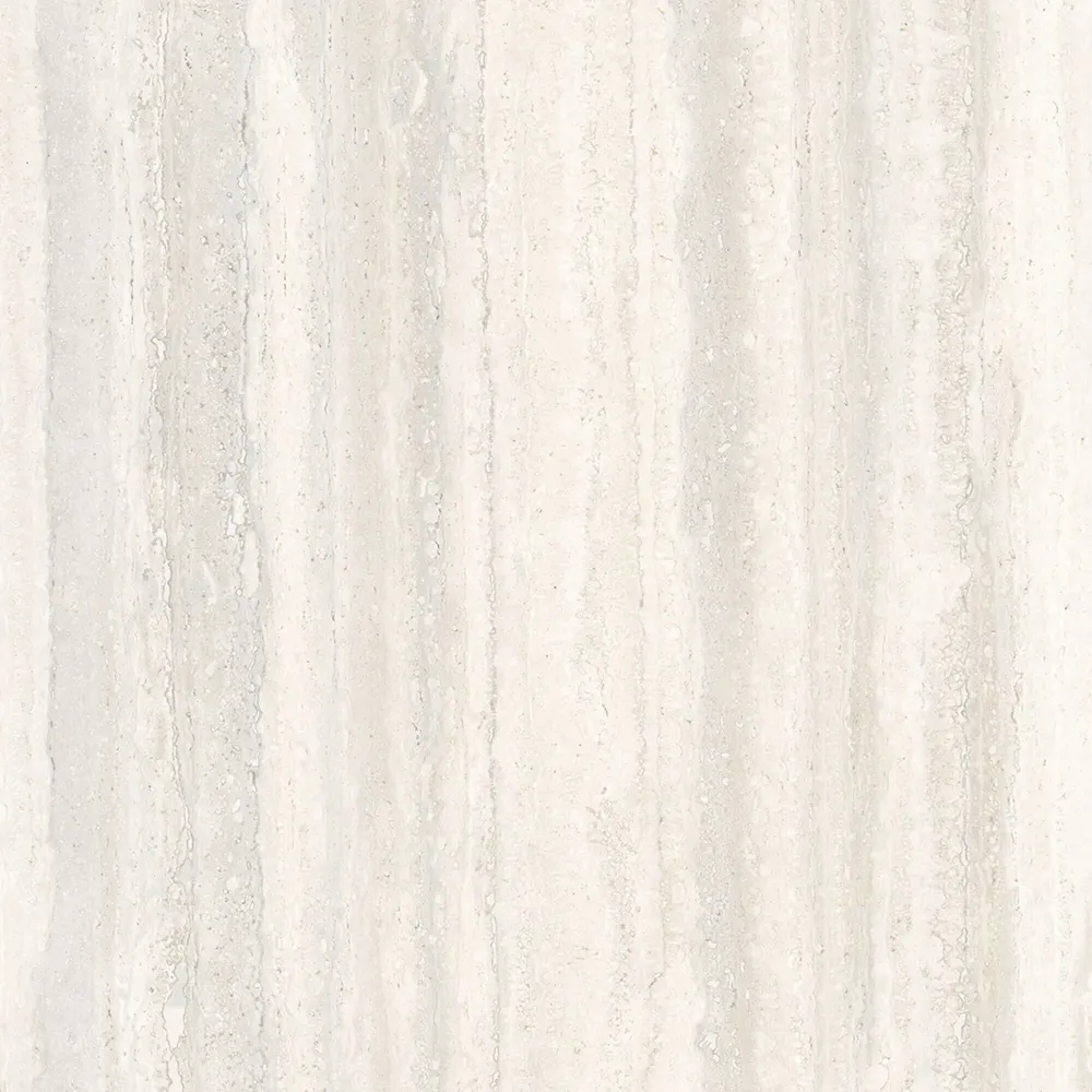 Indoor floor coverings - Porcelain Stoneware Marble Effect Travertine Veined White Matte 60X60 - ENVN894 (Ceramishop.fr) - CERAMISHOP