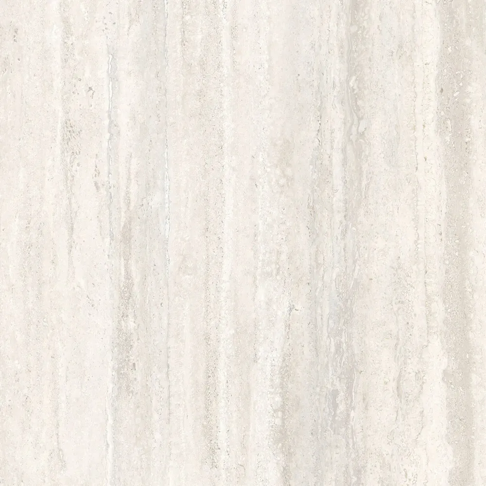 Indoor floor coverings - Porcelain Stoneware Marble Effect Travertine Veined White Matte 60X60 - ENVN894 (Ceramishop.fr) - CERAMISHOP