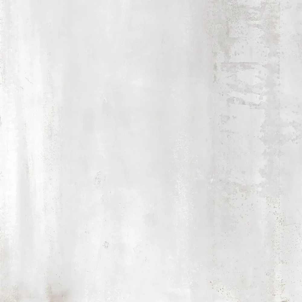 Revêtements sols intérieurs - Grès Cérame Effet Béton Métal Blanc 60X60 - EOLM626 (Ceramishop.fr) - CERAMISHOP