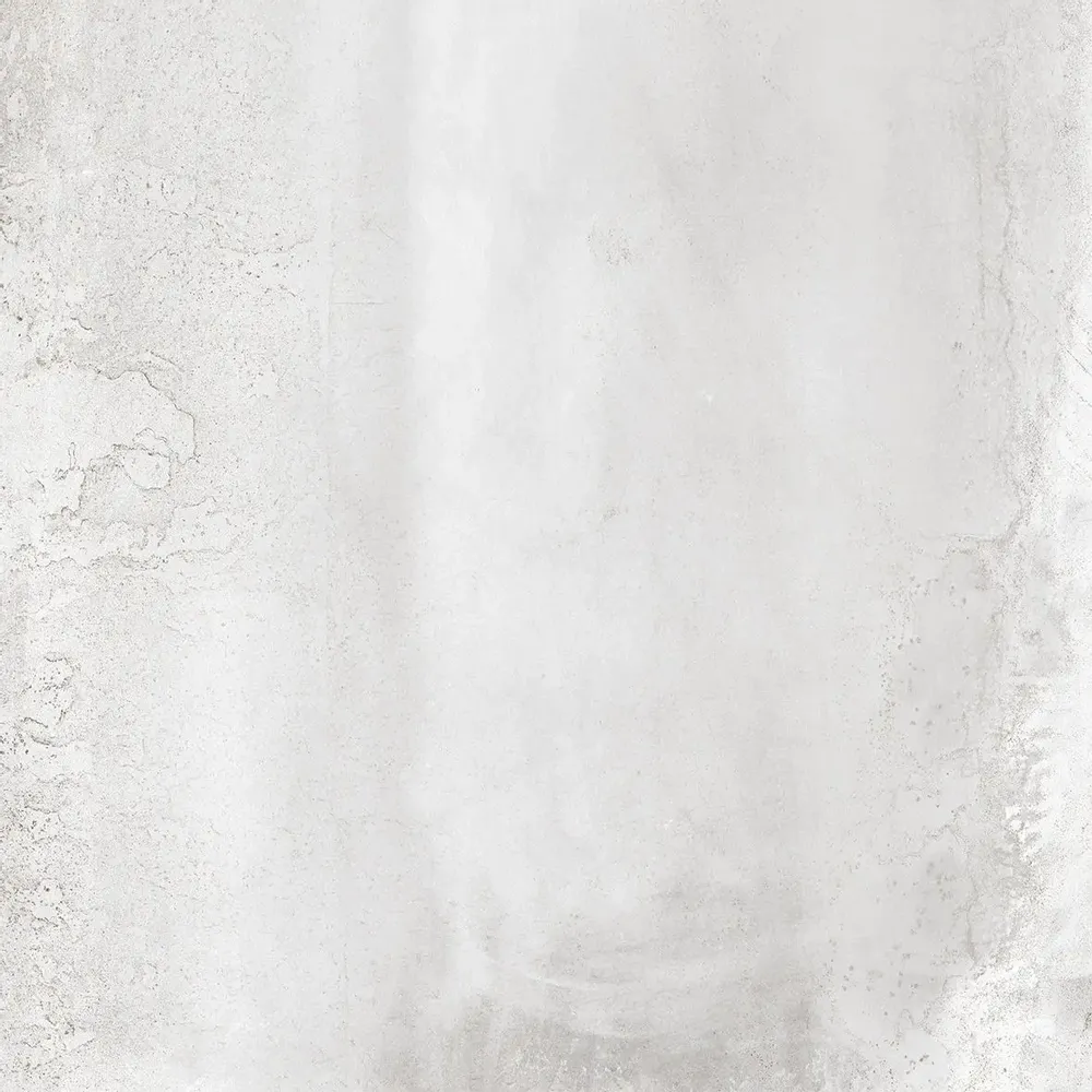 Revêtements sols intérieurs - Grès Cérame Effet Béton Métal Blanc 60X60 - EOLM626 (Ceramishop.fr) - CERAMISHOP