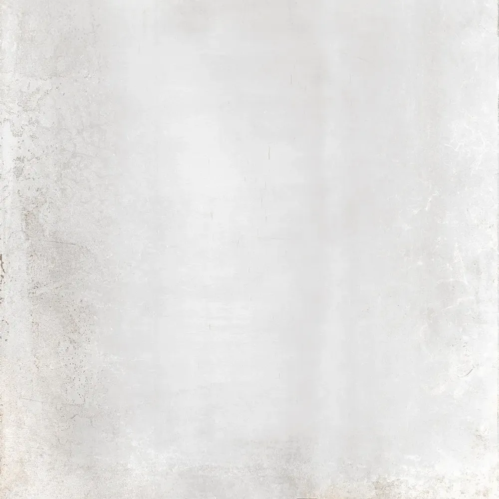 Revêtements sols intérieurs - Grès Cérame Effet Béton Métal Blanc 60X60 - EOLM626 (Ceramishop.fr) - CERAMISHOP