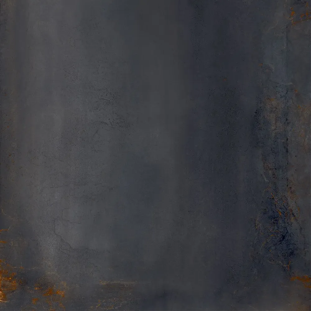 Revêtements sols intérieurs - Grès Cérame Effet Métal Oxydé Noir 60X60 - EOPM631 (Ceramishop.fr) - CERAMISHOP