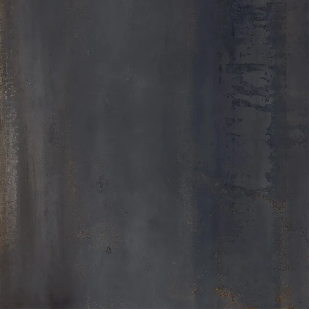 Revêtements sols intérieurs - Grès Cérame Effet Métal Oxydé Noir 60X60 - EOPM631 (Ceramishop.fr) - CERAMISHOP