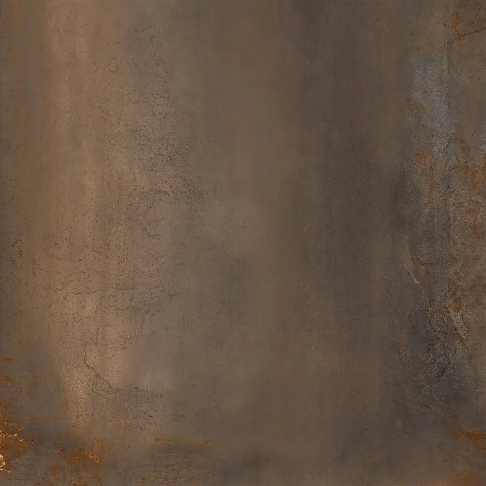 Indoor floor coverings - Corten Oxidized Metal Effect Porcelain Stoneware 60X60 - EOTM628 (Ceramishop.fr) - CERAMISHOP