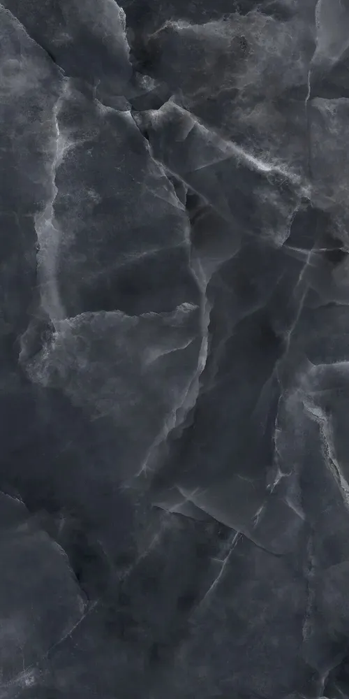 Revêtements sols intérieurs - Grès Cérame Effet Marbre Onyx Noir Brillant 60X120 - EOXK132 (Ceramishop.fr) - CERAMISHOP