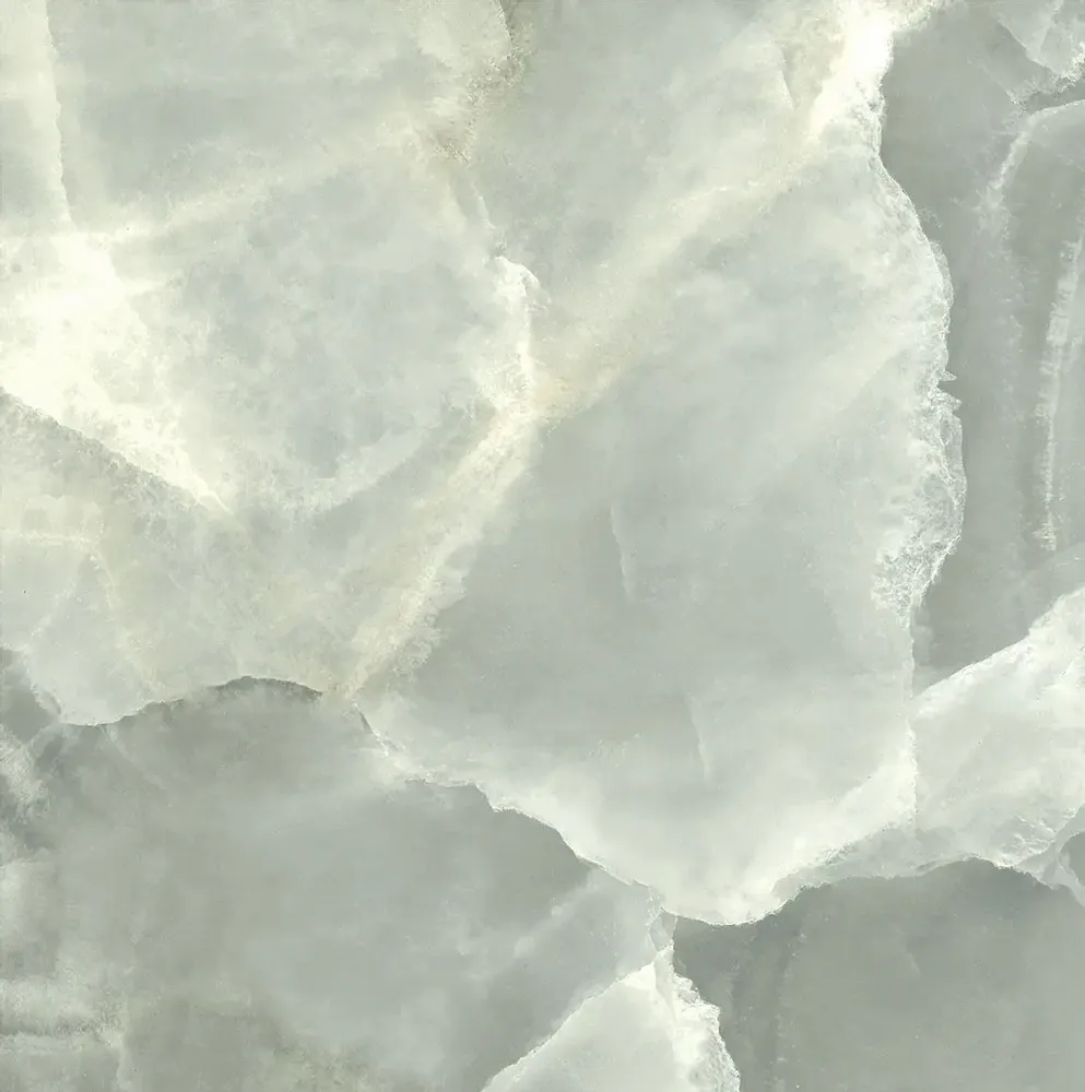 Indoor floor coverings - Marble Effect Porcelain Stoneware Onyx Jade Glossy Green 60X60 - EOXJ868 (Ceramishop.fr) - CERAMISHOP