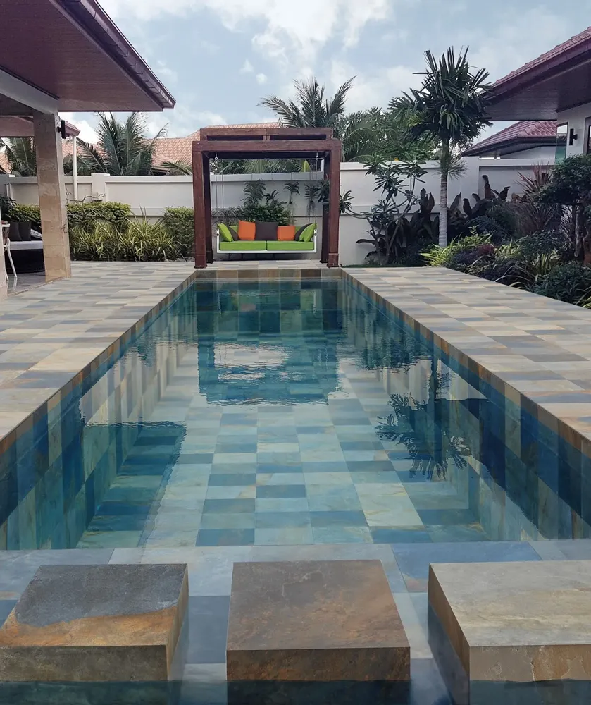 Indoor floor coverings - Slate-effect porcelain stoneware, multicoloured, 60x120 cm - EPEB1146 (Ceramishop.fr) - CERAMISHOP