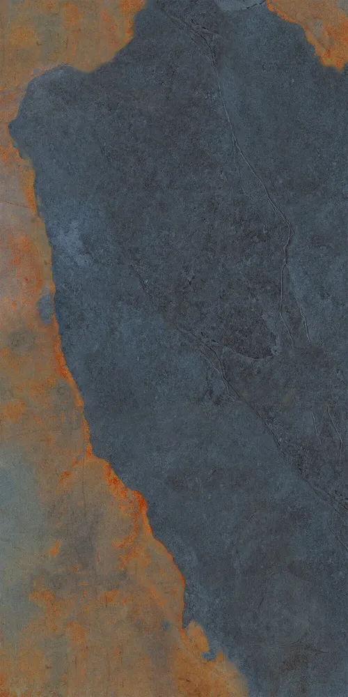 Outdoor floor coverings - Slate-effect porcelain stoneware, multicoloured, non-slip, 60x120 cm - EPEB1147 (Ceramishop.fr) - CERAMISHOP