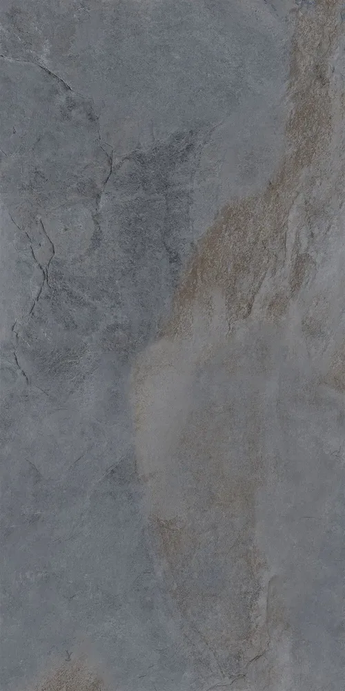 Outdoor floor coverings - Dark Slate Stone Effect Porcelain Stoneware, Non-Slip, 60x120 - EPEP1143 (Ceramishop.fr) - CERAMISHOP