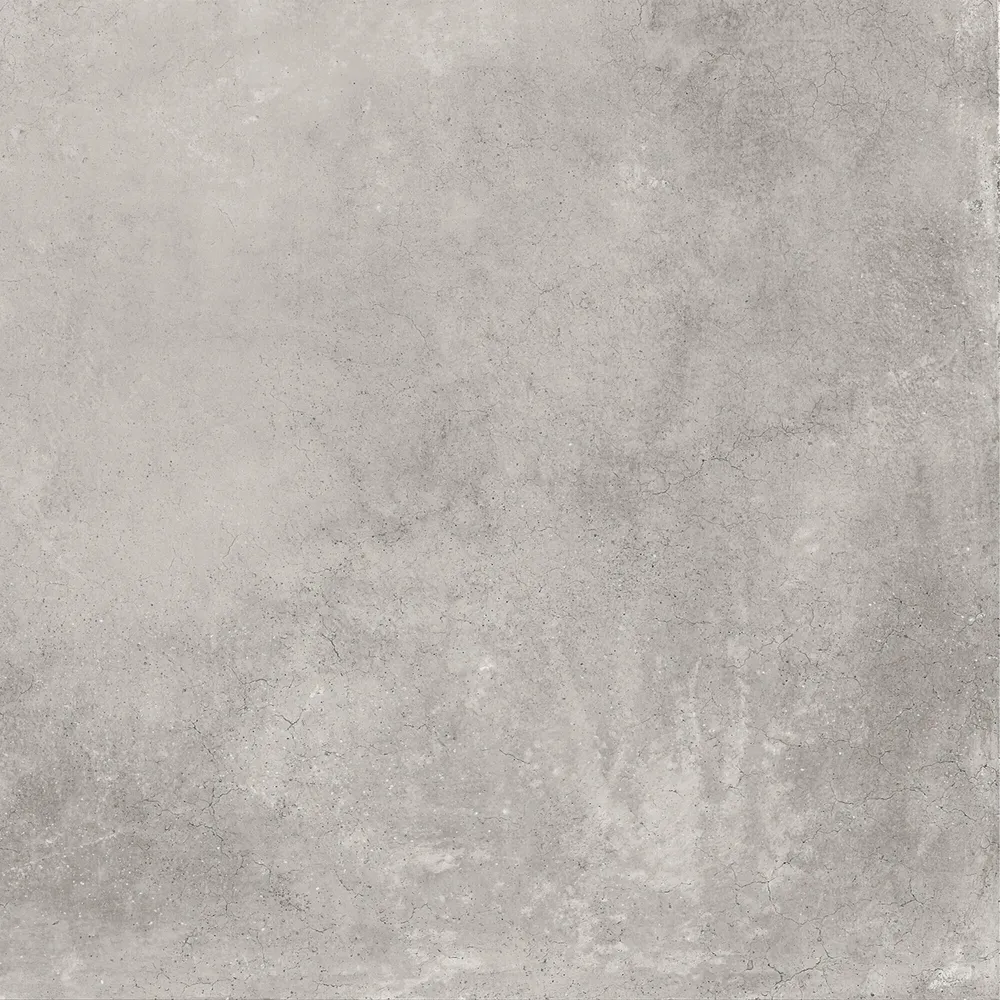 Indoor floor coverings - Light Grey Waxed Concrete Effect Porcelain Stoneware 80x80 - EPGY664 (Ceramishop.fr) - CERAMISHOP