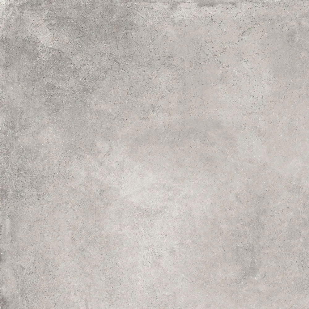 Indoor floor coverings - Light Grey Waxed Concrete Effect Porcelain Stoneware 80x80 - EPGY664 (Ceramishop.fr) - CERAMISHOP