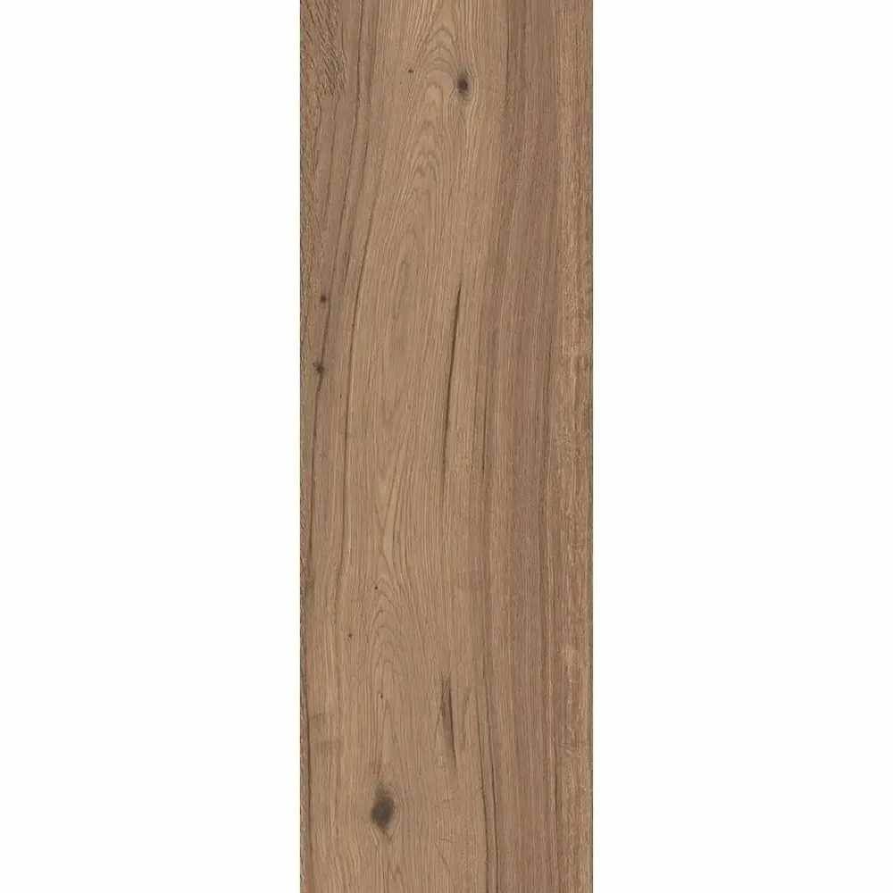 Outdoor floor coverings - Raw Wood Effect Porcelain Stoneware, Walnut Finish, Non-Slip, 20x120cm - EPNT281 (Ceramishop.fr) - CERAMISHOP