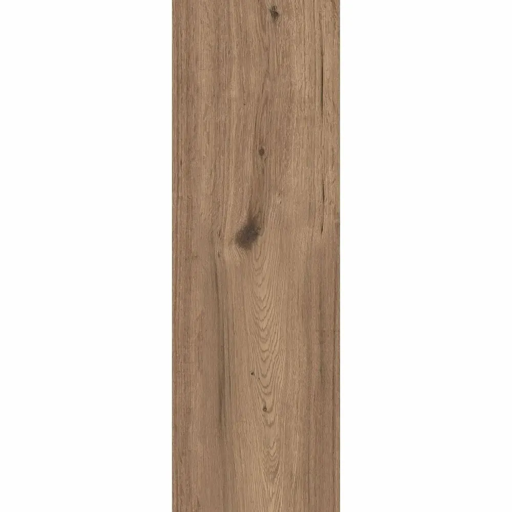 Outdoor floor coverings - Raw Wood Effect Porcelain Stoneware, Walnut Finish, Non-Slip, 20x120cm - EPNT281 (Ceramishop.fr) - CERAMISHOP