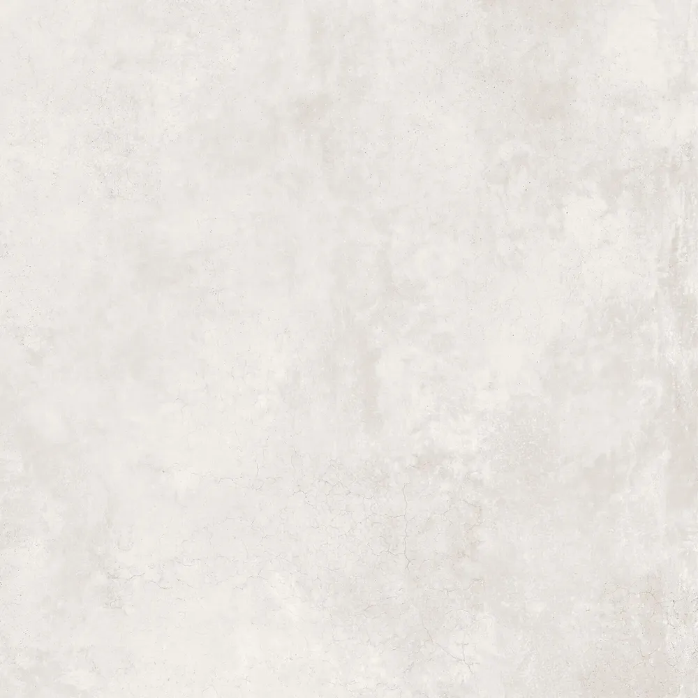 Indoor floor coverings - White Polished Concrete Effect Porcelain Stoneware 80x80 - EPWE662 (Ceramishop.fr) - CERAMISHOP