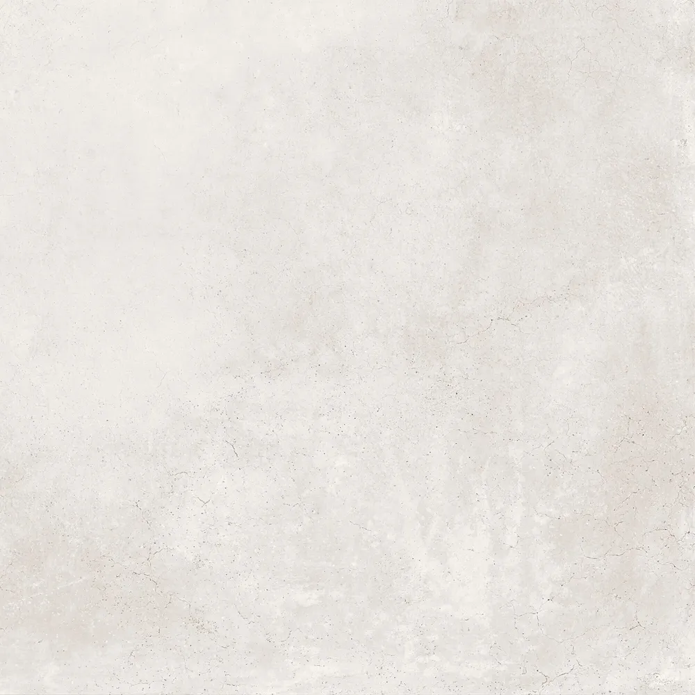 Indoor floor coverings - White Polished Concrete Effect Porcelain Stoneware 80x80 - EPWE662 (Ceramishop.fr) - CERAMISHOP