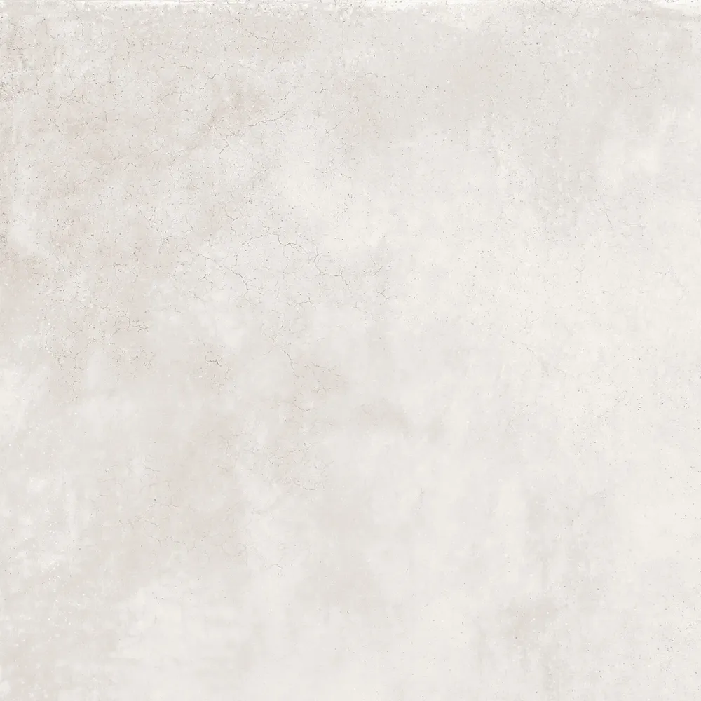 Indoor floor coverings - White Polished Concrete Effect Porcelain Stoneware 80x80 - EPWE662 (Ceramishop.fr) - CERAMISHOP